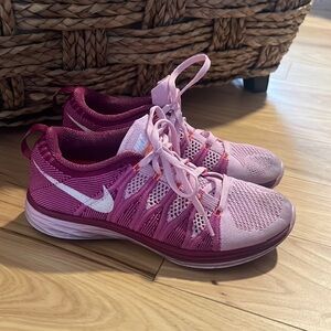 Nike Pink and Purple Athletic Shoes - Size 7